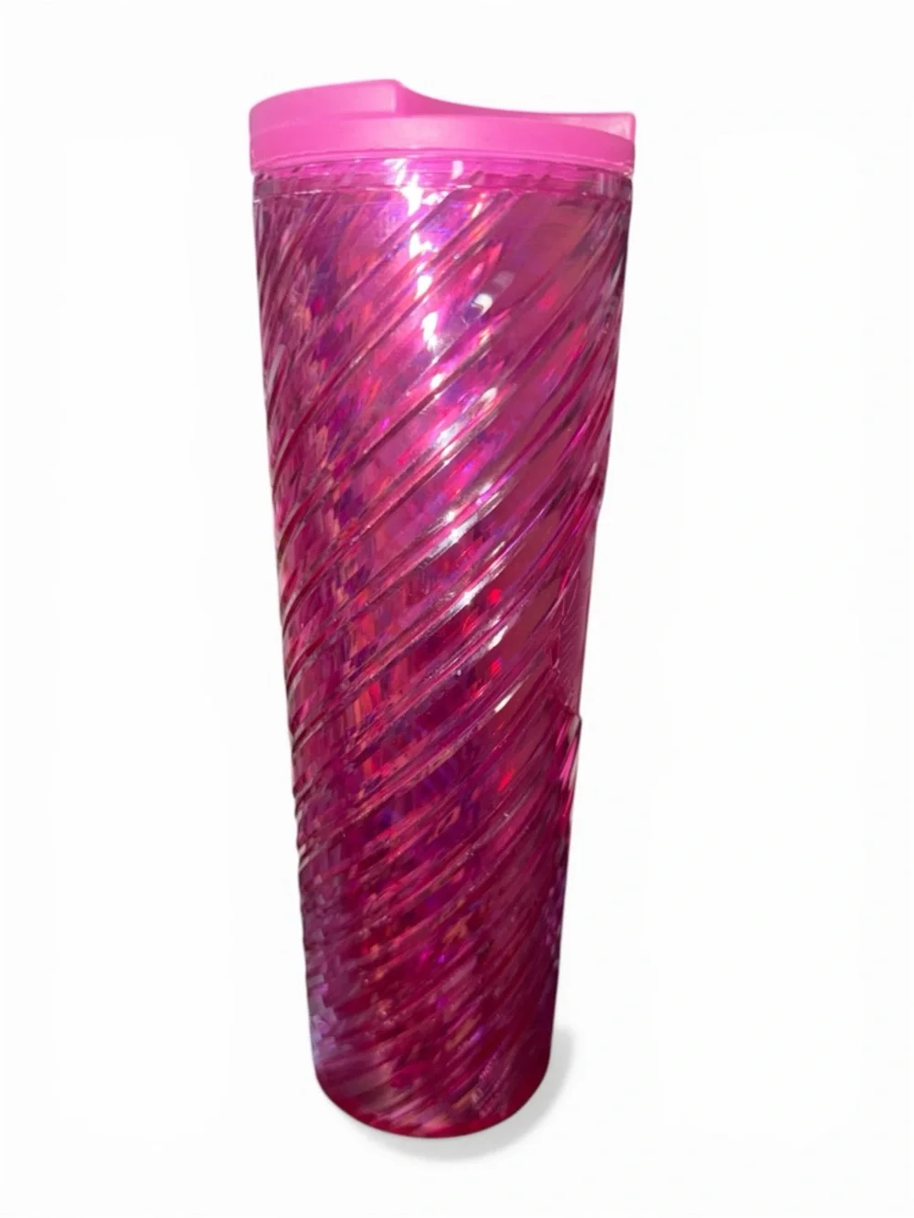 starbucks 2022 holiday iridescent swirl tumbler